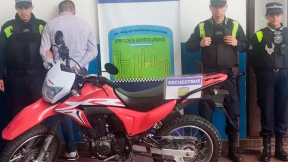El detenido por el intento de robo. (Foto: Policía)