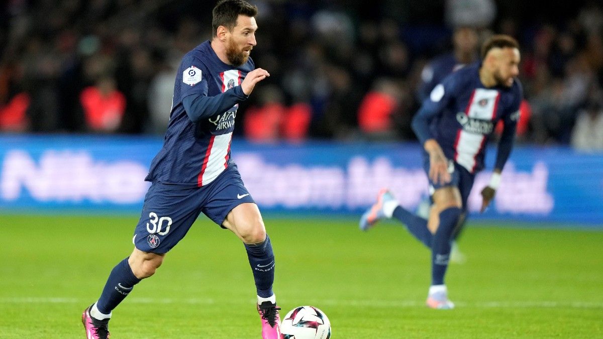 Lionel Messi anotó su primer gol como campeón del mundo. (Foto: AFP) 