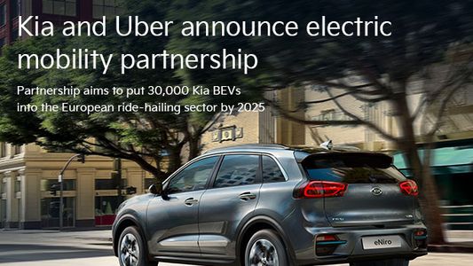 Kia Europa y Uber se unen por la movilidad eléctrica