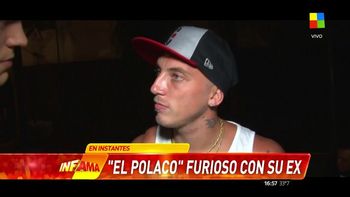Cansado de las acusaciones, el Polaco le respondió a Valeria Aquino, su ex