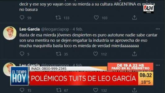 Los polémicos tweets de Leo García contra colombianos y venezolanos