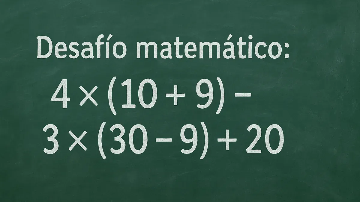 La regla esencial para resolver este desafío matemático es conocido como PEMDAS (por sus siglas en inglés) o jerarquía de operaciones.