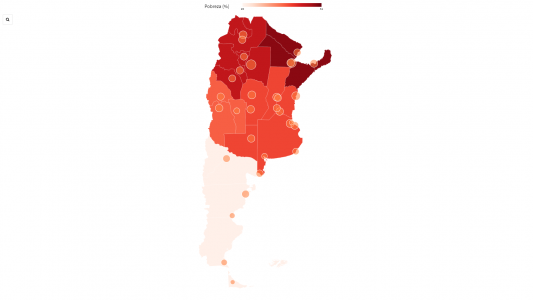 Mapa de la pobreza: es mayor en el norte del país, pero la indigencia se ve más en el Gran Buenos Aires