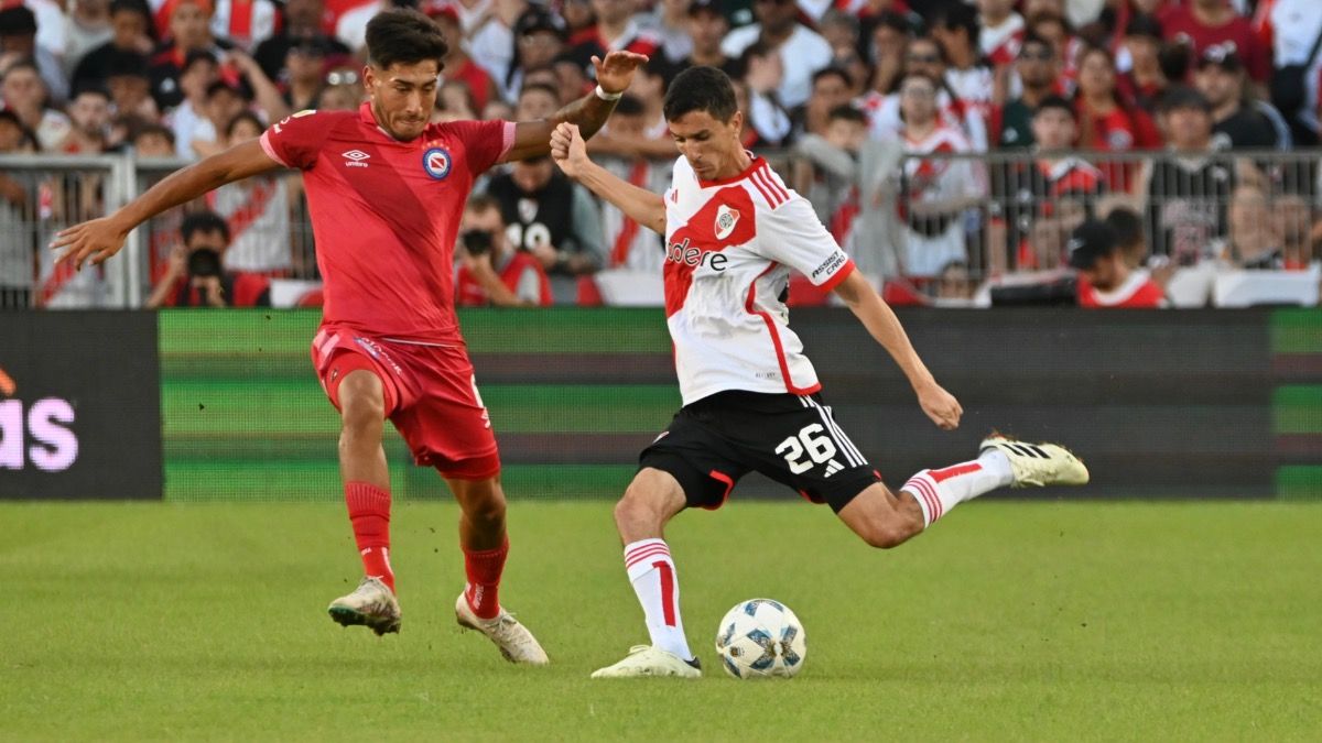 River empató con Argentinos en su debut en la Copa de la Liga Profesional 2024. (Foto:&nbsp; X @RiverPlate)