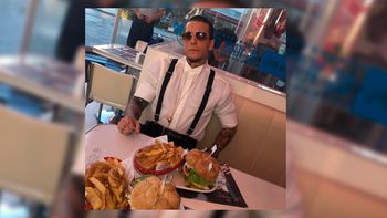 Salen a la venta las hamburguesas XXL de Alex Caniggia... ¡a un precio exorbitante!