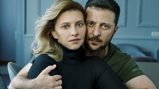 Volodimir Zelenski y su mujer posaron para Vogue y desataron la polémica