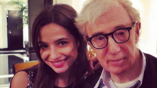 Brenda Asnicar y su selfie con Woody Allen