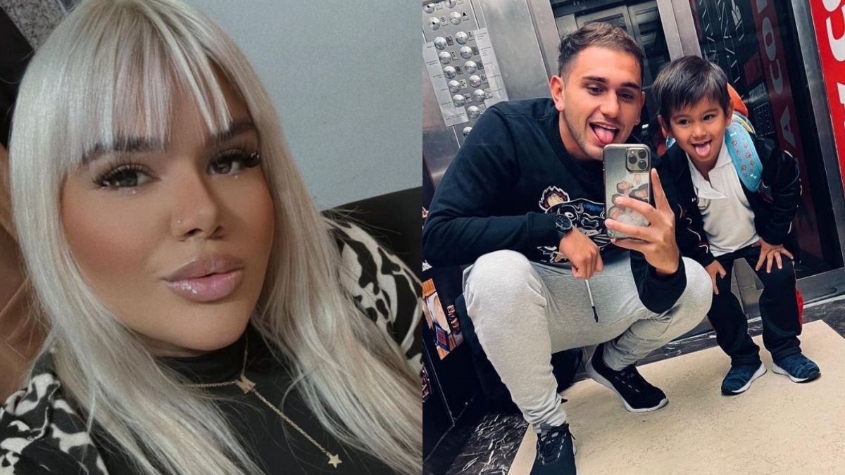 Morena Rial y el padre de su hijo