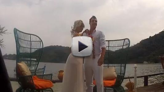 El backstage del casamiento de Wanda y Maxi en la Isla de Caras