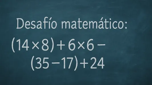 Desafío matemático: ¿en cuánto tiempo lográs resolverlo?