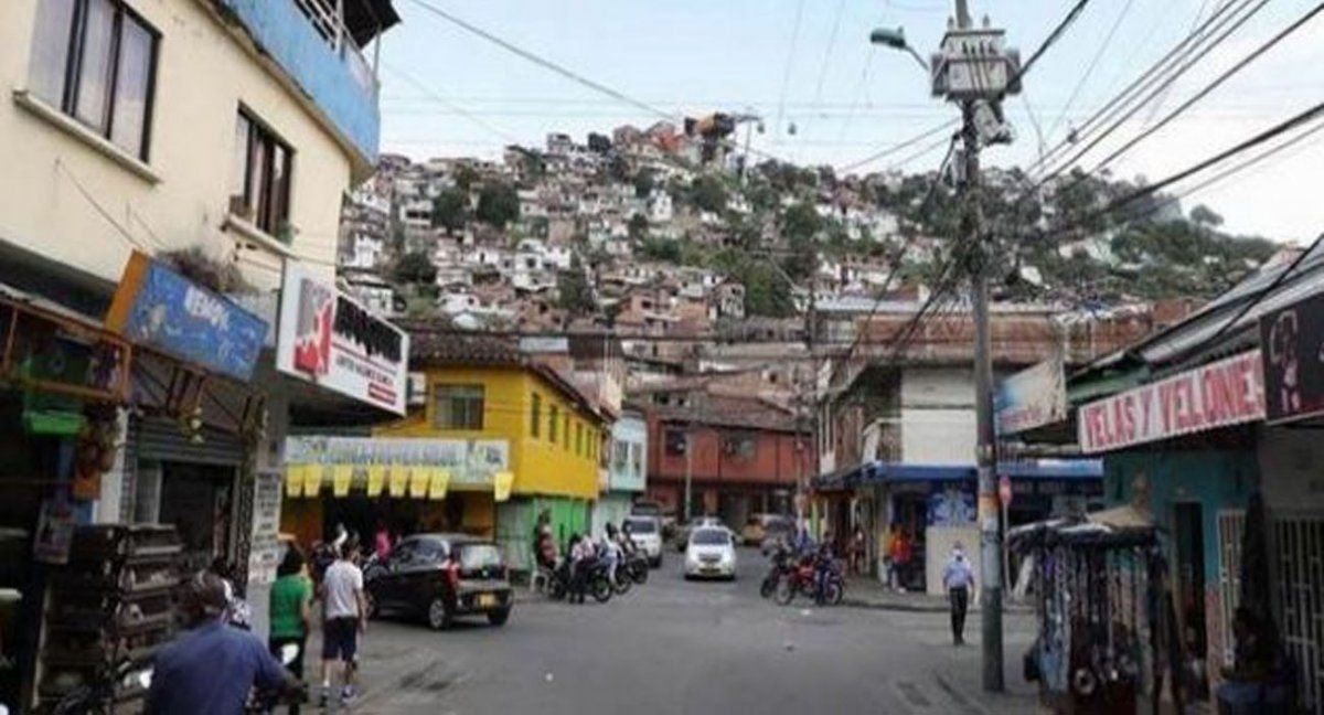 Uno de los accesos al popular barrio Siloé