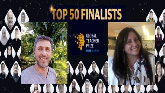 Orgullo nacional: quiénes son los dos docentes argentinos finalistas del Nobel de la Educación