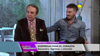 Santiago y Federico Bal: emotiva entrevista con Luis Ventura