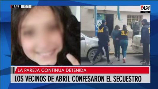 Abril estuvo cautiva seis días e investigan a un matrimonio que mintió durante toda la búsqueda