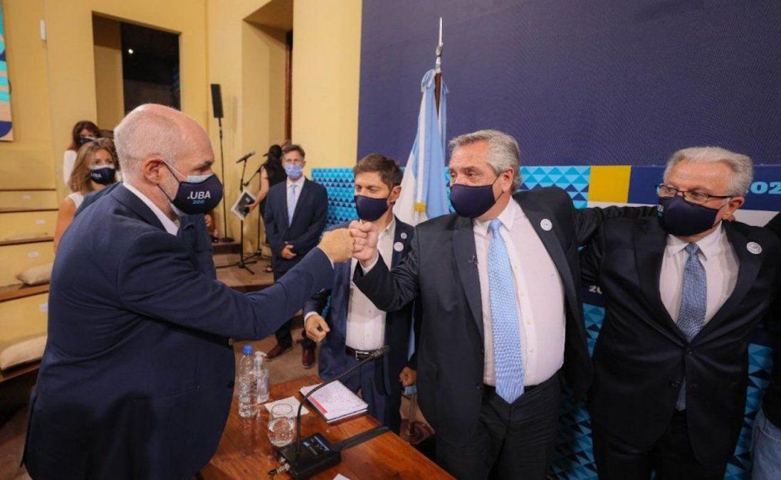 El encuentro de Alberto Fernández con el jefe de gobierno porteño quedó en suspenso hasta nuevo aviso (Foto: archivo).