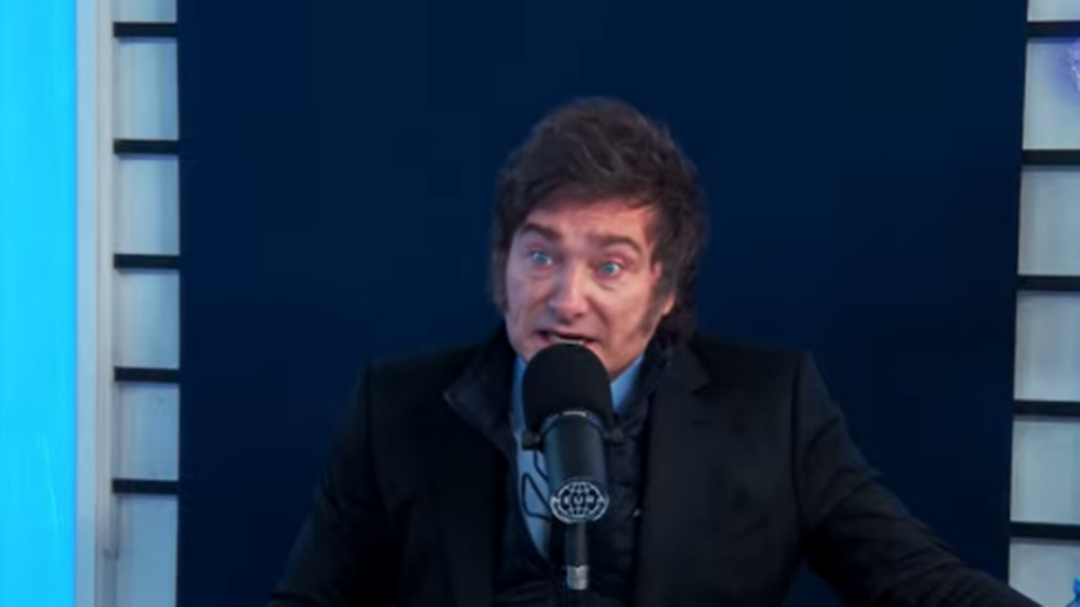Javier Milei defendió su política económica. (Foto: captura Neura)