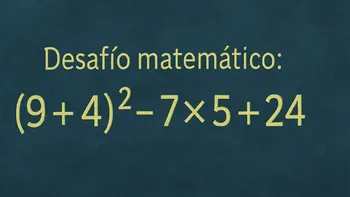 Desafío matemático: ¿lográs resolver la cuenta antes de los 10 segundos?