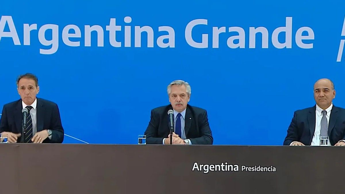 Alberto Fernández reiteró sus críticas a la oposición. (Foto: Captura TV)