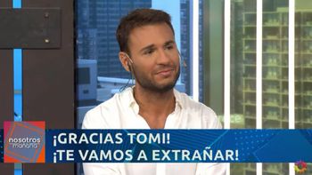 La emoción de Tomás Dente en su despedida de Nosotros a la mañana: Son todos grandes amigos