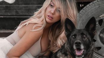 Wanda hizo una producción sexy junto a dos perros