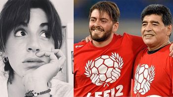 Trascendió la charla íntima que mantuvieron Gianinna Maradona con Diego Jr.