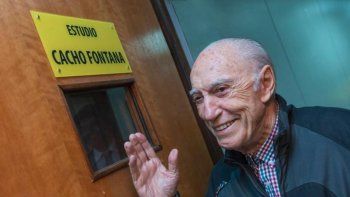 Cacho Fontana, otra vez internado: “Está con un cuadro de deshidratación, pero muy bien de ánimo
