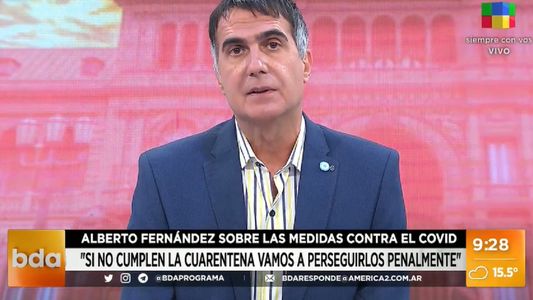 Antonio Laje tras el acuerdo judicial de Alberto Fernández por la fiesta de Olivos: Un presidente mentiroso