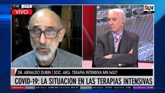 El diagnóstico de un intensivista sobre las camas de terapia: La situación se está tornando crítica