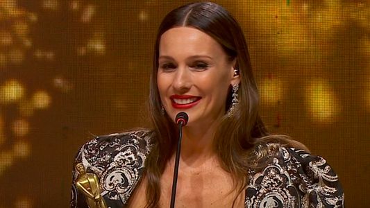 Martín Fierro de cable: el error que se vio al aire cuando ganó Pampita