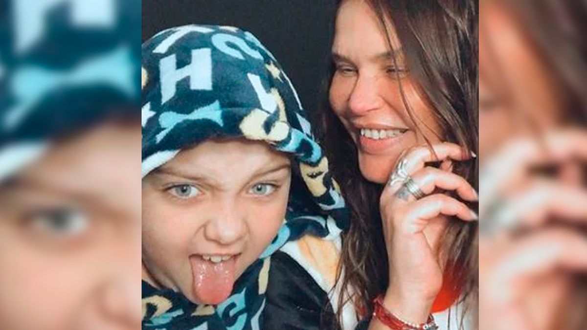 En las redes: el asusto de Nazarena Vélez por la salud de su hijo, Thiago Rodríguez. 