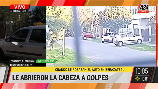 Berazategui: violento ataque a un hombre para robarle el auto
