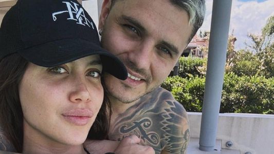 Wanda Nara y Mauro Icardi en la Argentina: las fotos a pura caricias y besos