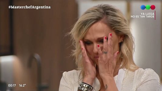 El desesperado llanto de Denise Dumas al ser eliminada de MasterChef Celebrity