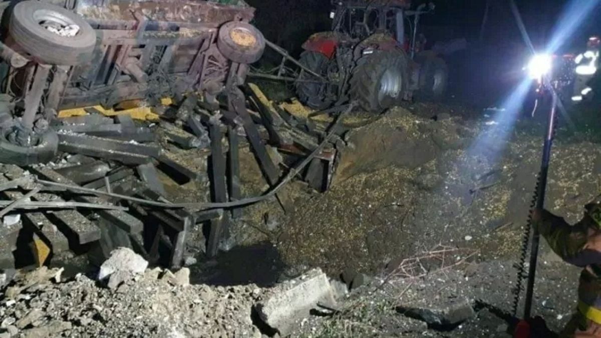 Los misiles impactaron en la localidad polaca de Przewodów en la provincia de Lublin (Foto: Radio Zet).