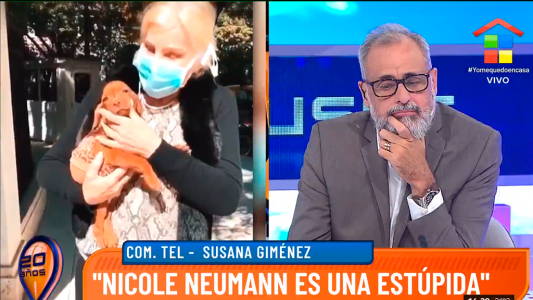 Susana Giménez en Intrusos: Nicole Neumann es una estúpida