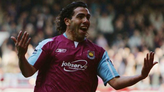 West Ham recordó a Carlos Tevez a 12 años de su debut