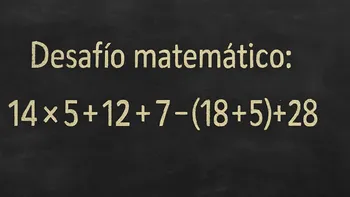 Desafío Matemático: esta operación pone a prueba tu memoria matemática