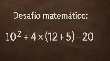 Desafío Matemático: este cálculo no se resuelve de un vistazo