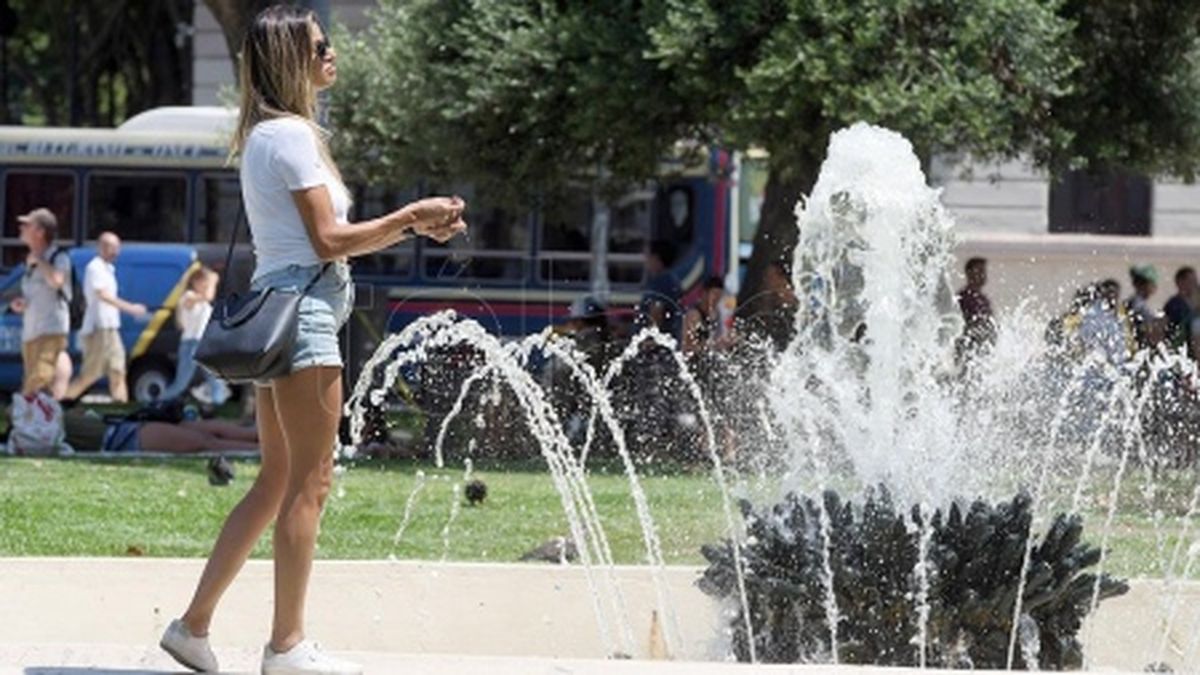 Calor récord: la Ciudad de Buenos Aires tuvo el mayor registro de temperatura en 117 años. (Télam)