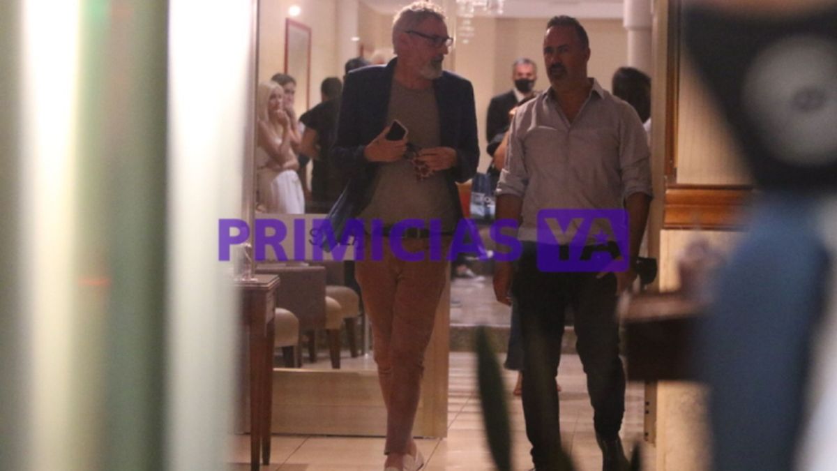 Benito Fern&aacute;ndez junto a Charly Ronco, pareja de uno de los sobrinos de Gustavo Mart&iacute;nez.