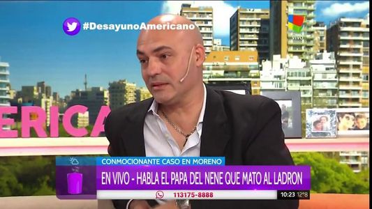 El padre del nene que mató a un ladrón: Tengo el arma en la mesita de luz