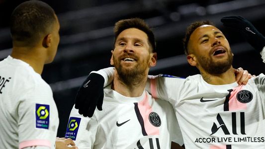 Tres de Mbappé, tres de Neymar y tres de Messi... asistencias: mirá el show del PSG