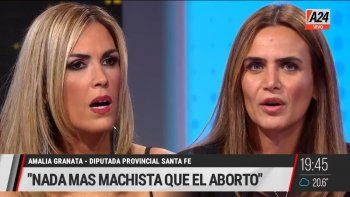Amalia Granata, mano a mano con Viviana Canosa en A24.