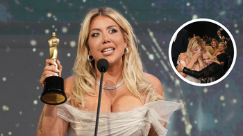 La conmovedora reacción de Wanda Nara al ganar como Mejor Conductora en los Premios Martín Fierro