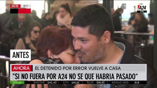 El hombre que estuvo detenido seis días por un error recuperó la libertad: Me podrían haber arruinado la vida
