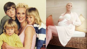 Ex esposa de Sylvester Stallone está embarazada a los 54 años