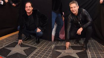 Julio Chávez y Adrian Suar ya tienen su estrella en la calle Corrientes