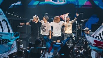 Airbag abrió la serie de cinco shows en el Luna Park a puro rock