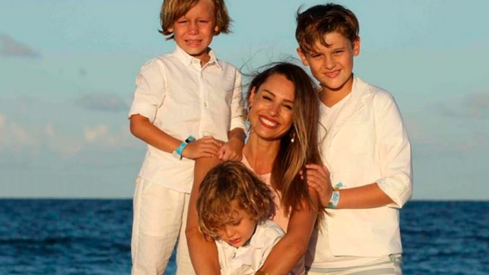 El look de los hijos de Pampita y Vicuña en la boda de la conductora con Roberto García Moritán
