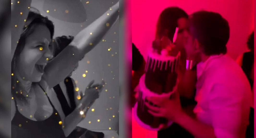 Los 50 de Nancy Dupláa: festejo en su casa y beso pasional con Pablo Echarri